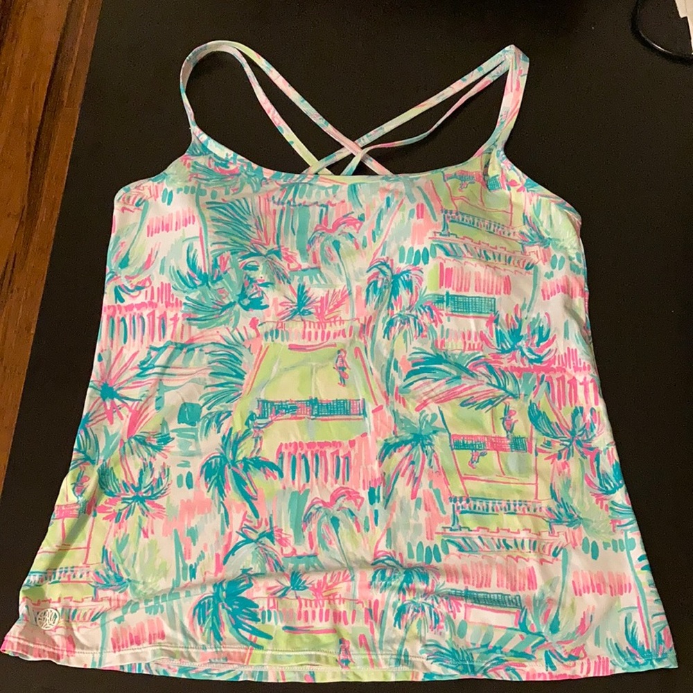 Lilly Pulitzer luxletic tennis tank
